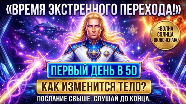 Первый день в 5D: Как изменится физическое тело после снятия вуали (Аштар Шеран)