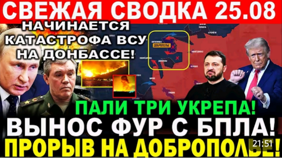 Свежая сводка 25.08