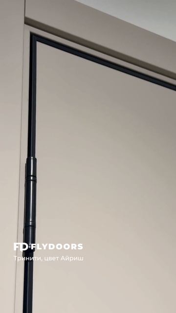 ПЭТ покрытие цвета Айриш в дверях Тринити фабрики FlyDoors