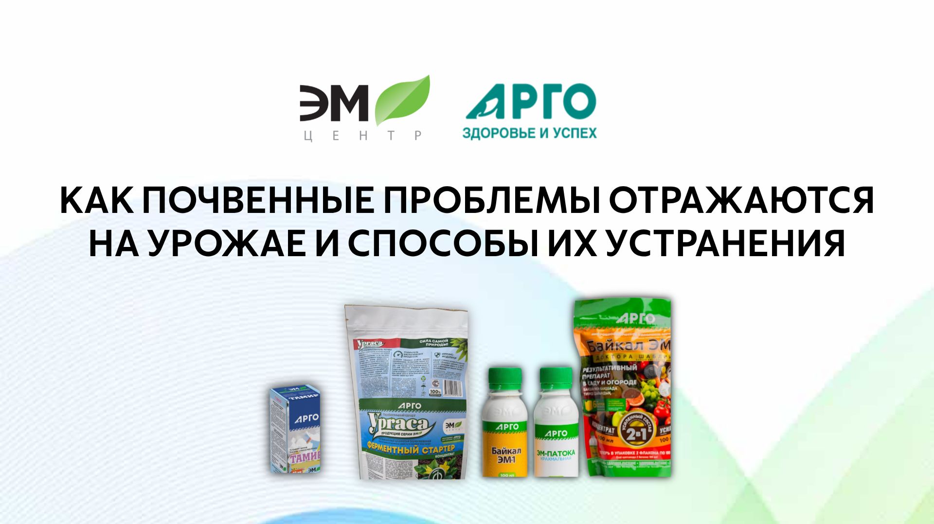КАК ПОЧВЕННЫЕ ПРОБЛЕМЫ ОТРАЖАЮТСЯ НА УРОЖАЕ И СПОСОБЫ ИХ УСТРАНЕНИЯ