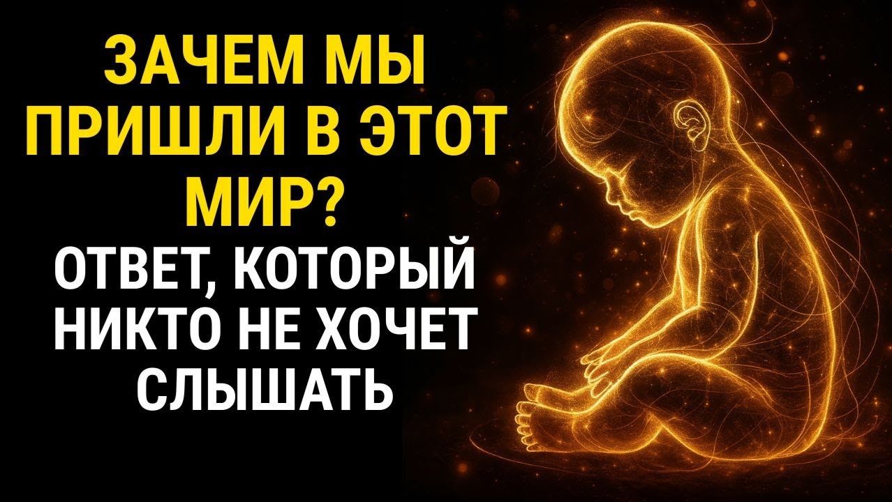Зачем мы пришли в этот мир? Ответ, который никто не хочет слышать.