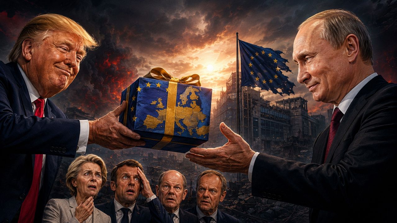 ТРАП ПОДАРИЛ ПУТИНУ ЕВОПУ
