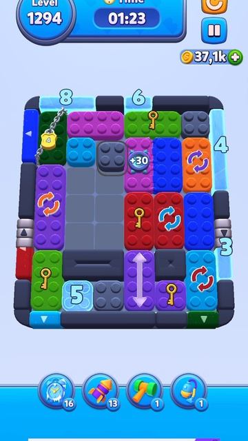 Color Block Jam 1294 уровень