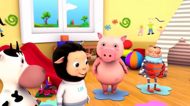 Голова, плечи, колени и пальцы ног | Детские стишки для малышей от LittleBabyBum - Азбука и цифры