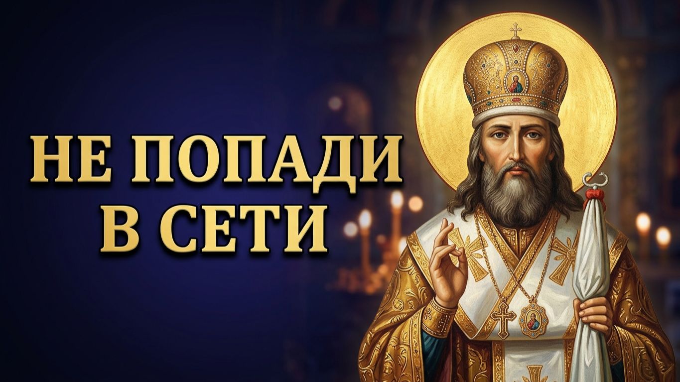 ЭТО ВАЖНО!  ОТВРАТИСЬ от ЭТИХ ДЕЛ,чтобы НЕ попасть  в СЕТИ врага _ Свт.ТИХОН Задонский