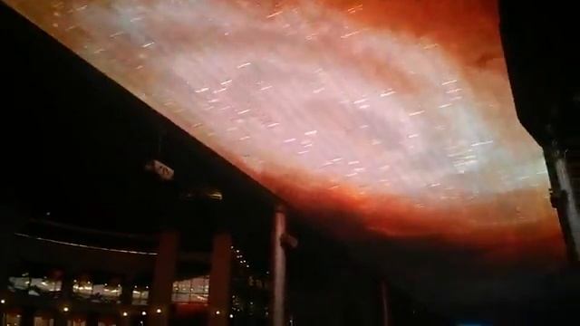 Крупнейший в мире LCD экран в Пекине 25 ноября 2016 года