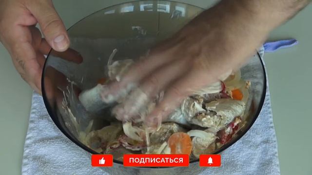 Рыба с овощами в духовке! Самая сочная и вкусная рыбка!