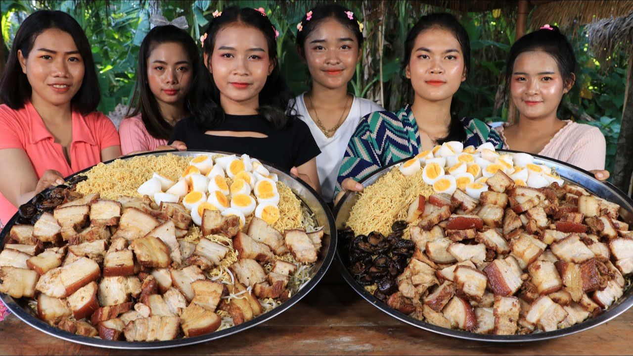 Рецепт вкусной лапши со свининой карри в моей семье