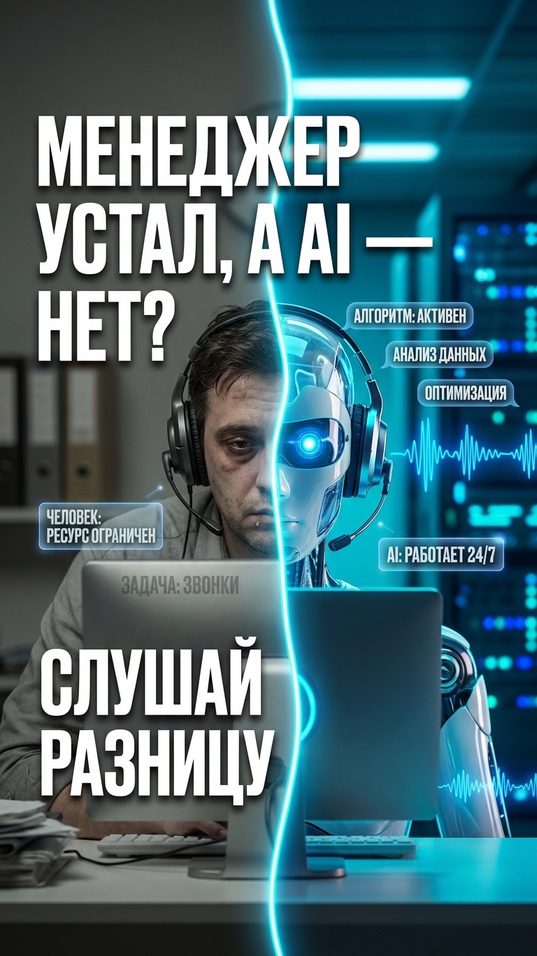 😴 Менеджер устал. Клиент это слышит — и уходит думать.