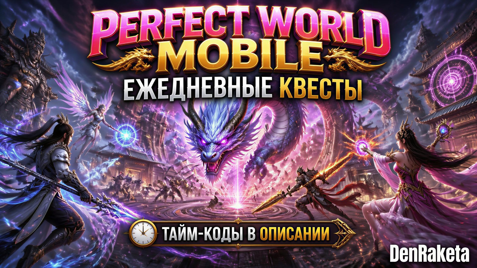 🎯 Perfect World Mobile — ежедневные квесты: охота за головами, логово драконов и отстрел на базе