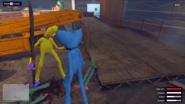 КАК СПАСТИ ХАГГИ ВАГГИ ОТ ЗОМБИ ВИРУСА Poppy Playtime в ГТА 5 МОДЫ! ОБЗОР МОДА в GTA 5 ВИДЕО