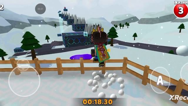 SUPER BEAR ADVENTURE КАК ПРОЙТИ МИССИЮ ТРИСТОПИО ПАРКУР В СНЕЖНОЙ ДОЛИНЕ.В ИГРЕ СУПЕР МИШКА