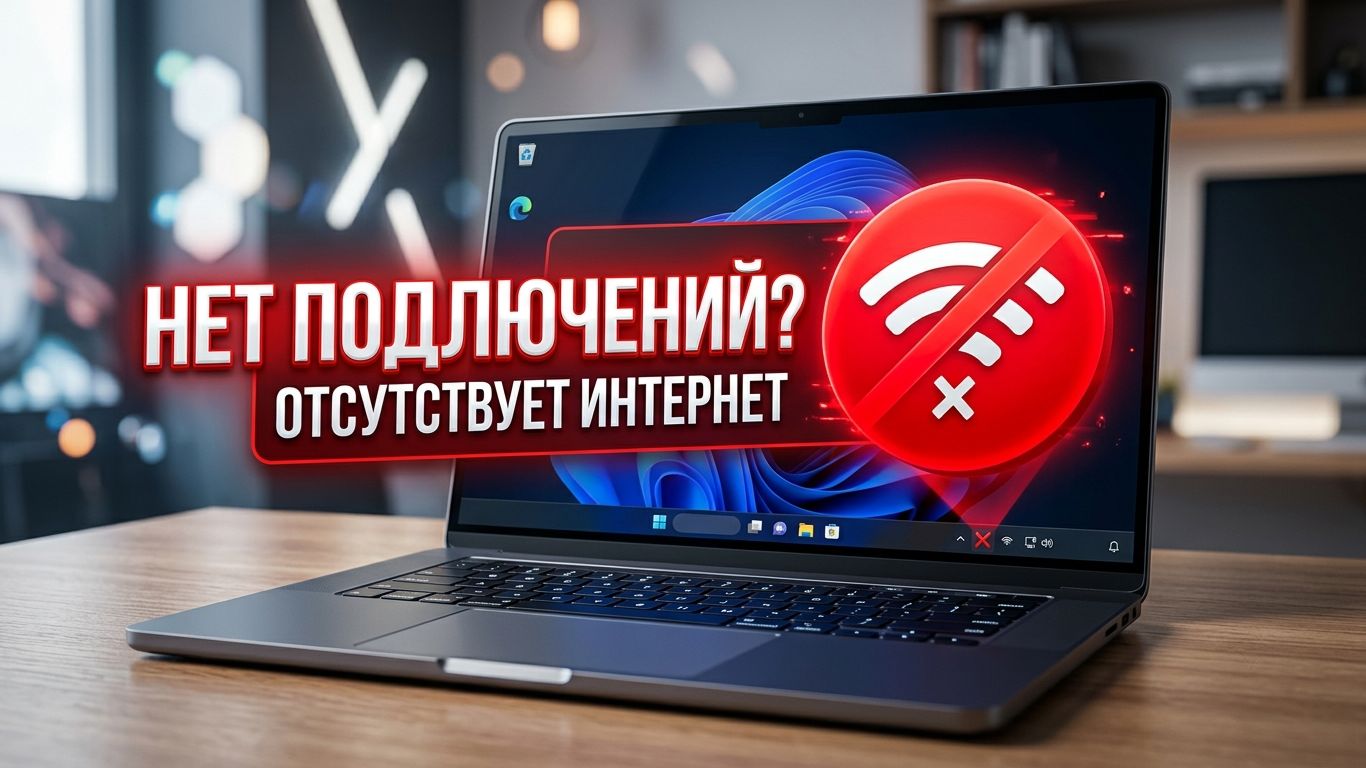 Нет доступных подключений Wi-Fi в Windows 11 | Красный крестик, адаптер не видит сети — Решение!