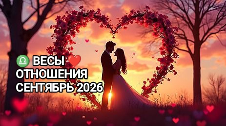 ♎ ВЕСЫ ❤️ ОТНОШЕНИЯ СЕНТЯБРЬ 2026