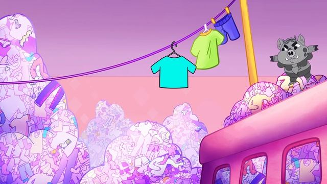 Diana And Roma - Disappearing Socks - Cartoon