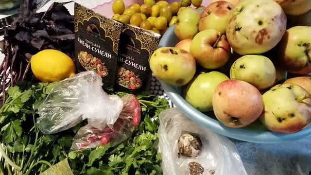 Слива + яблоко = рецепт ткемали, дачные заготовки