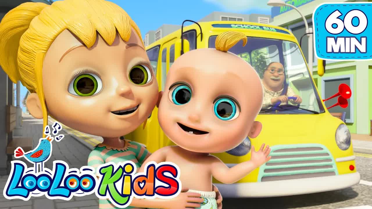 Колёса автобуса - S2EP07 Музыкальная коллекция приключений - Песни LooLoo Kids для детей