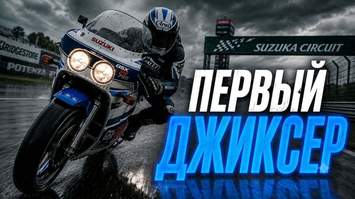 Обзор самого первого Джиксера 1985 на треке Сузука... Рождение легенды...