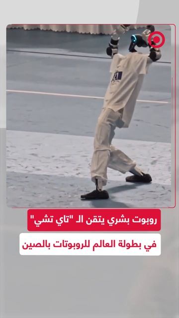 روبوت بشري يستعرض مهاراته القتالية في عرض الـ 