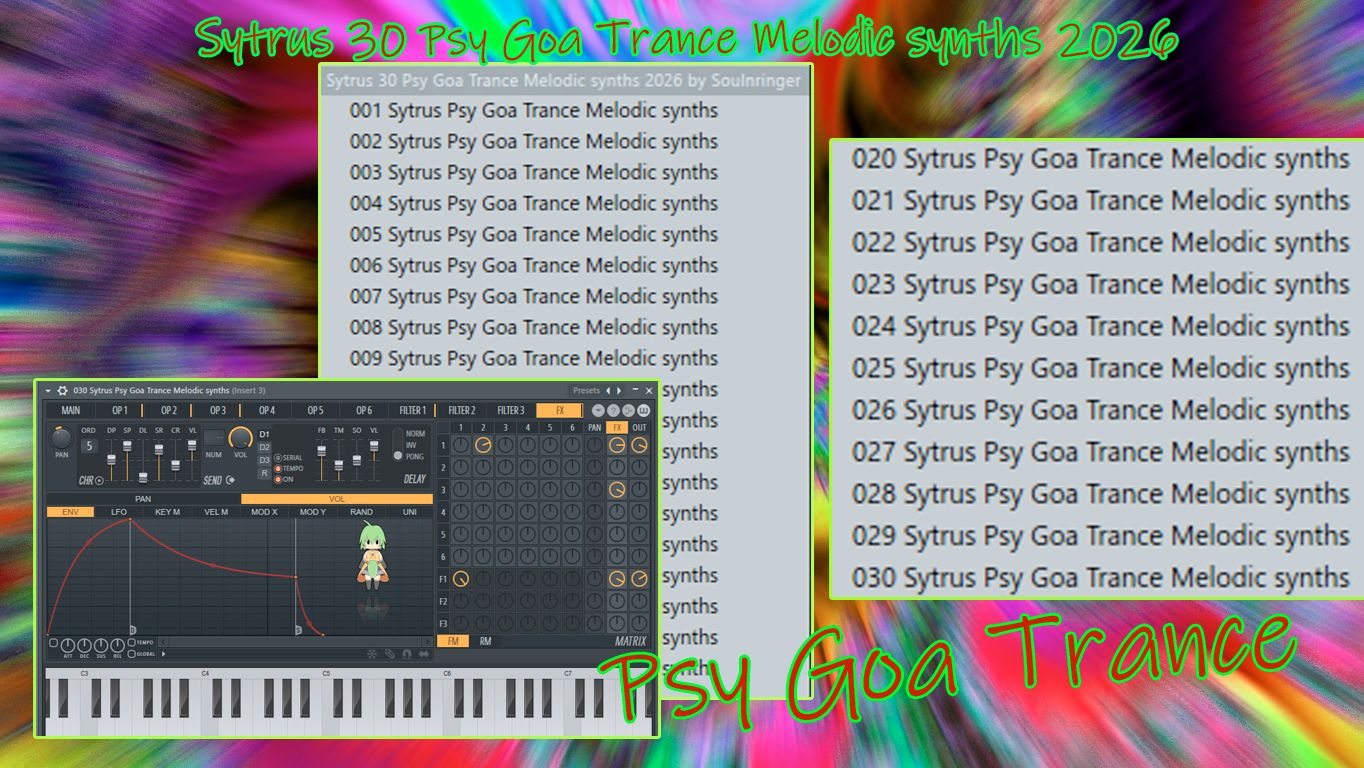 Free Sytrus 30 Psy Goa Trance Melodic Synths 2026 By Soulnringer