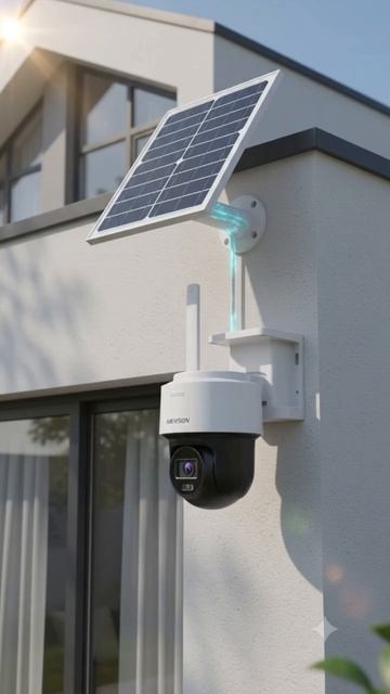 Как поставить камеру там, где нет электричества и Wi-Fi? Hikvision DS-2CFSP4/4G ☀️📡