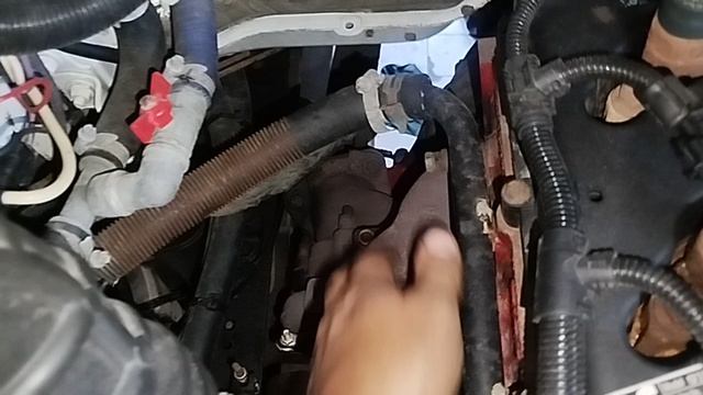 замена турбины и снятие интеркулера, газель каменс 2.8л .mp4