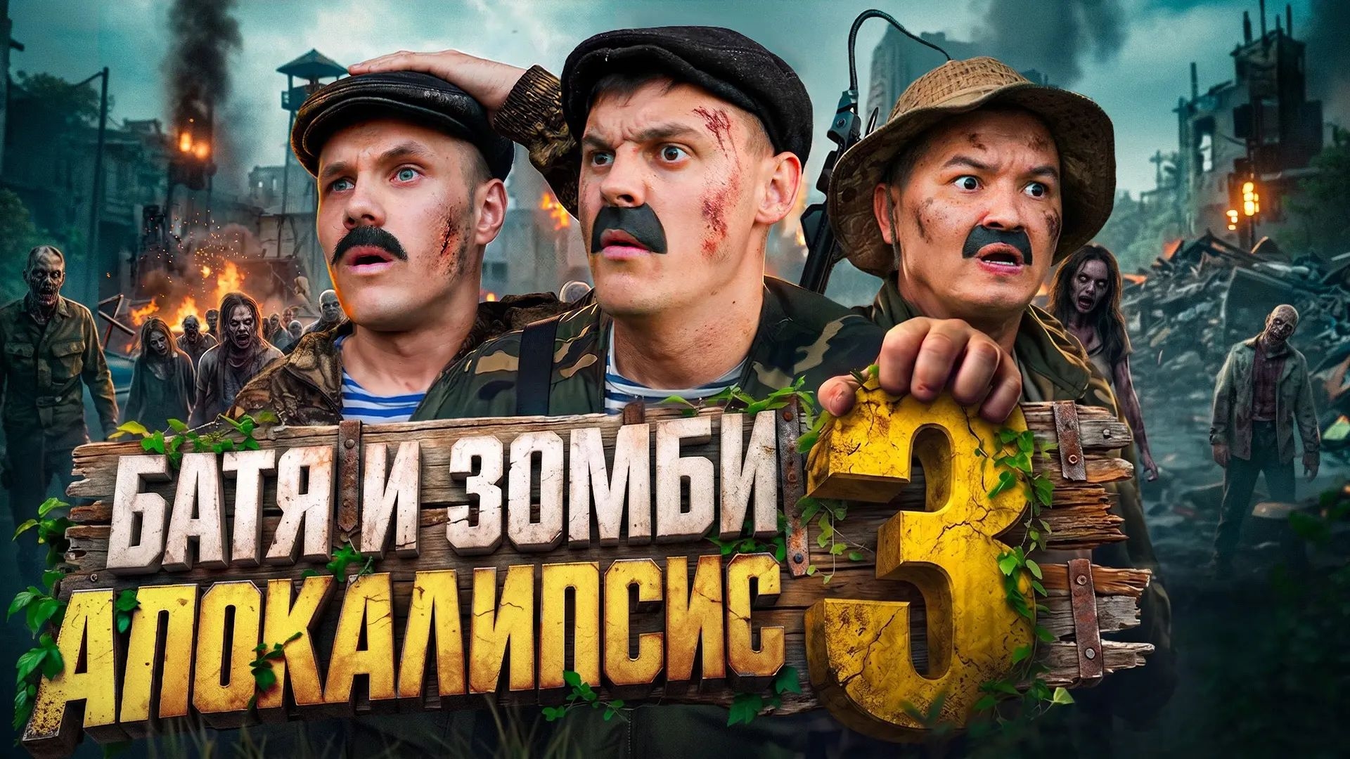 БАТЯ И ЗОМБИ АПОКАЛИПСИС 3 : ПОСЛЕДНИЙ РУБЕЖ