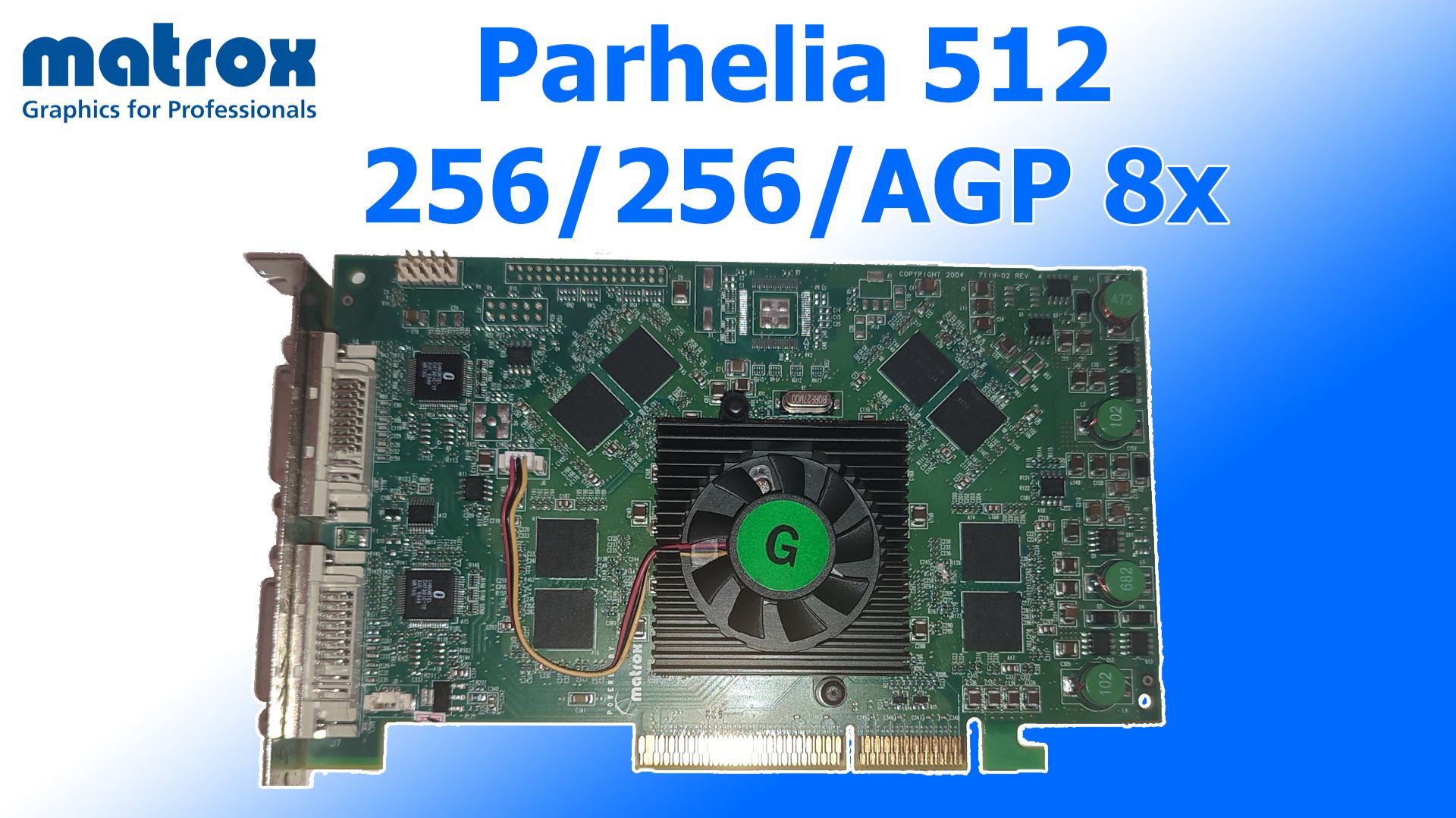 Matrox Parhelia 512 256 мБайт / 256 бит / AGP 8x