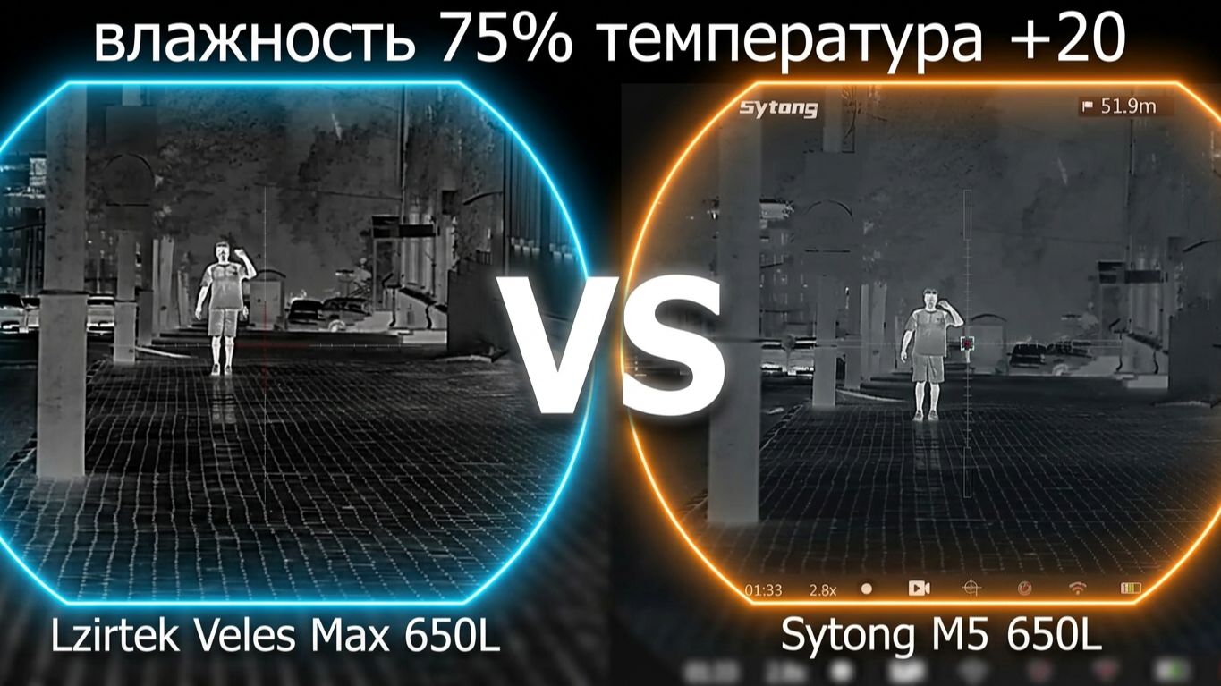 Сравнение тепловизионных прицелов: Lzirtek Veles Max 650L и Sytong M5 650L