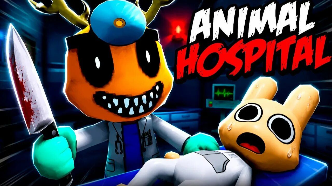 играю в Roblox Animal Hospital (аномалия) прибавьте звук!!!