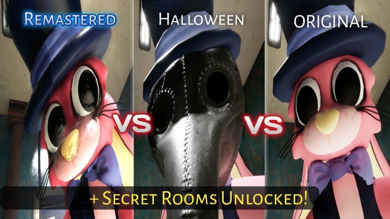 HOPPER'S HOTEL REMASTERED Vs HALLOWEEN Vs ORIGINAL - Полный игровой процесс (Секретная комната