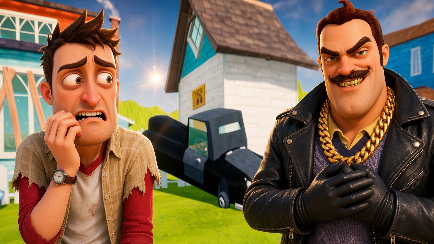 ЧЁРНЫЙ БУМЕР ПРИВЕТ СОСЕДА!ИГРА HELLO NEIGHBOR MOD Theodore Peterson Mansion ПРОХОЖДЕНИЕ