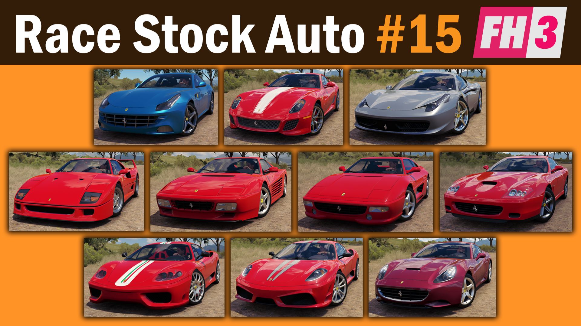 Forza Horizon 3 - Race Stock Auto #15