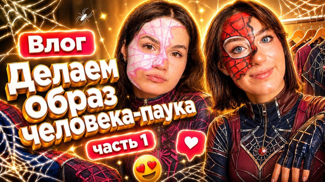 ВЛОГ| Делаем образ человека-паука часть 1