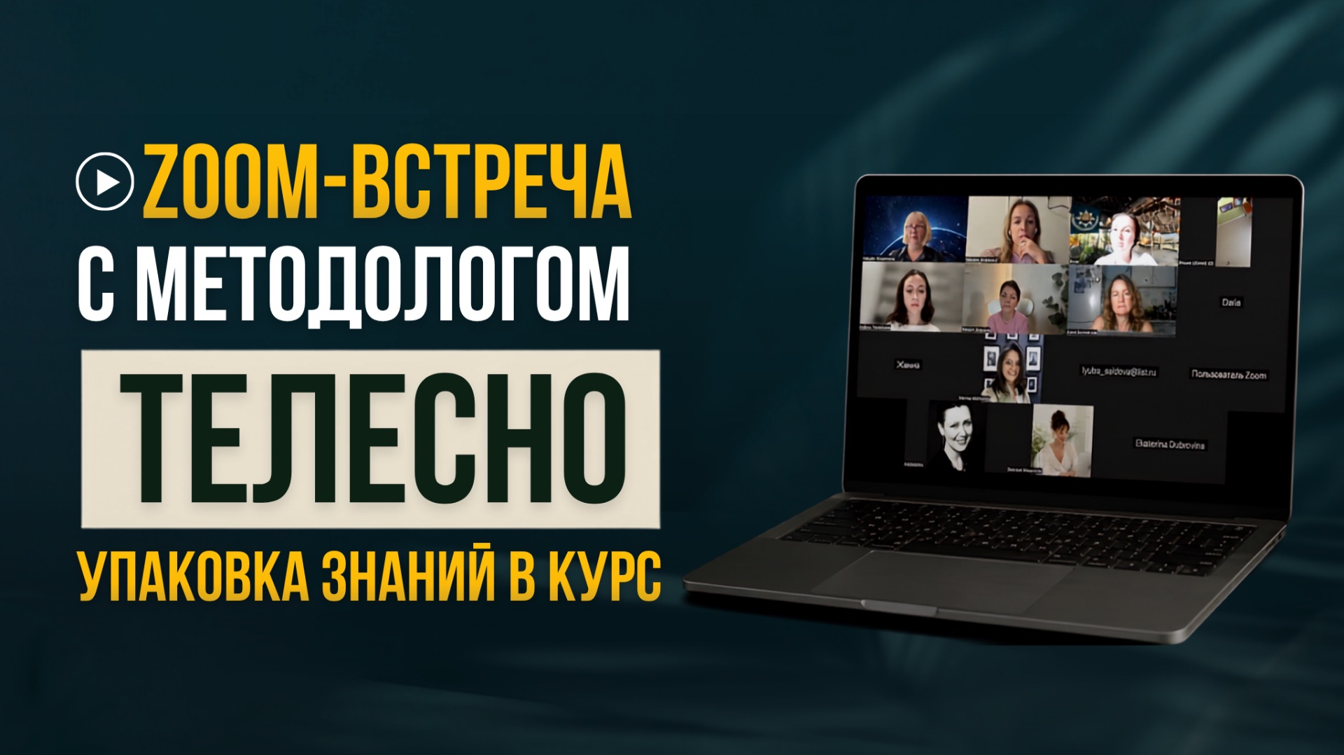 Zoom-встречи для экспертов ТЕЛЕСНО