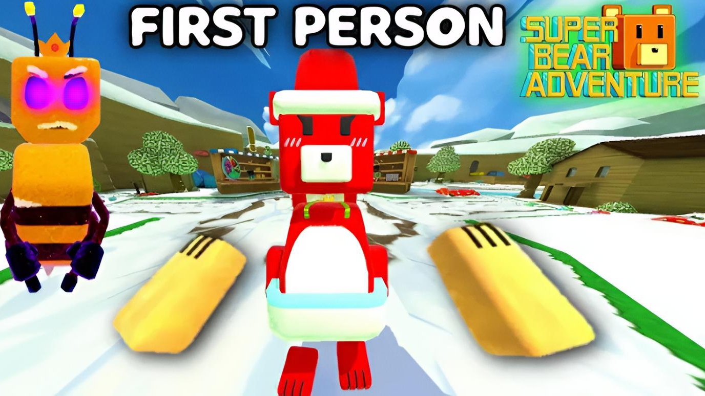 ИГРАЕМ ОТ ПЕРВОГО ЛИЦА В SUPER BEAR ADVENTURE