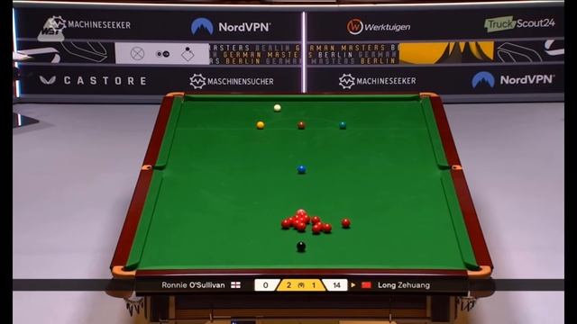 Снукер..Ронни О'Салливан против Лонга Цзехуана на турнире German Masters 2026.