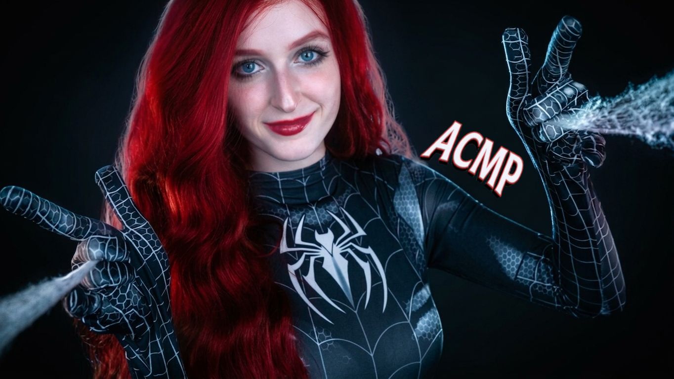 АСМР Spider-woman похитила тебя и снимает с тебя паутину | Ролевая игра