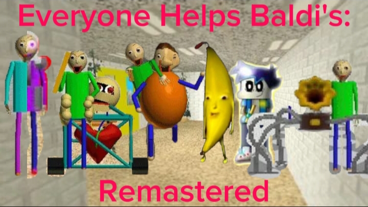 Everyone Helps Baldi's 7 Remastered Mods - ALL PERFECT