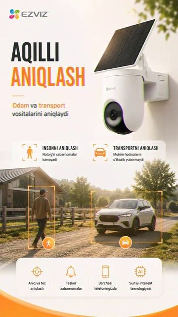 EZVIZ CS-HB8C/SP 4G — умное решение для мест без электричества и Wi-Fi ☀️📡