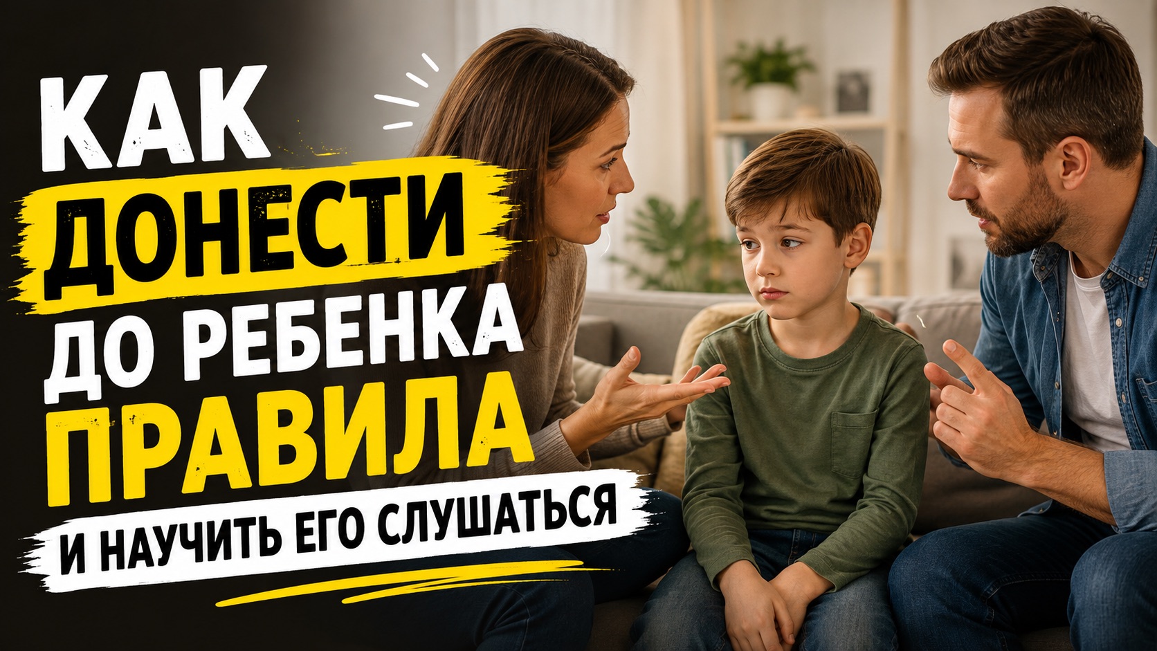 Как донести правила до ребенка и научить его слушаться