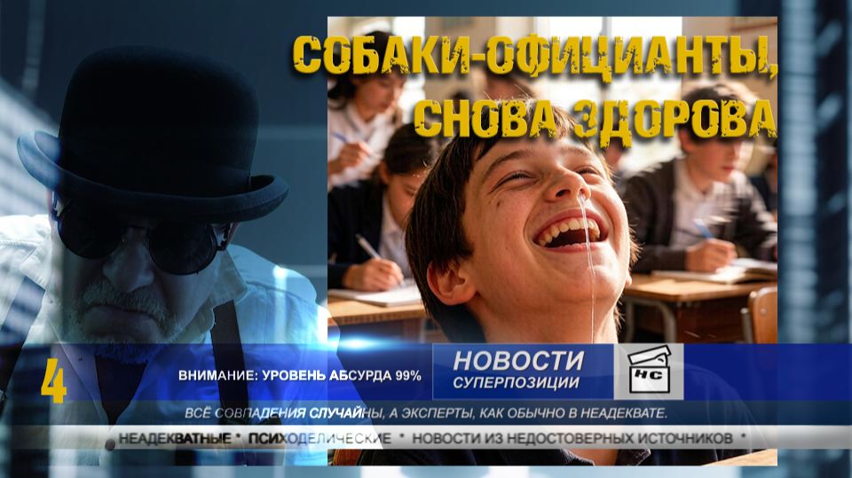 Дайджест НС 4 Собаки-официанты, снова здорова и унитаз-психолог
