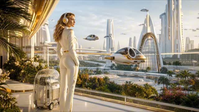 Life In The City Where Everything Went Right  Sci-Fi Chill For Deep Focus