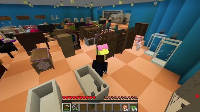 👮МЫ СПРЯТАЛИСЬ В ТОРГОВОМ ЦЕНТРЕ В МАЙНКРАФТ! ШЕДИ МЕН MINECRAFT