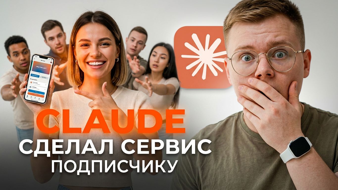 CLAUDE СДЕЛАЛ МОЩНЫЙ СЕРВИС ПОДПИСЧИКУ!!! (Без кода...)