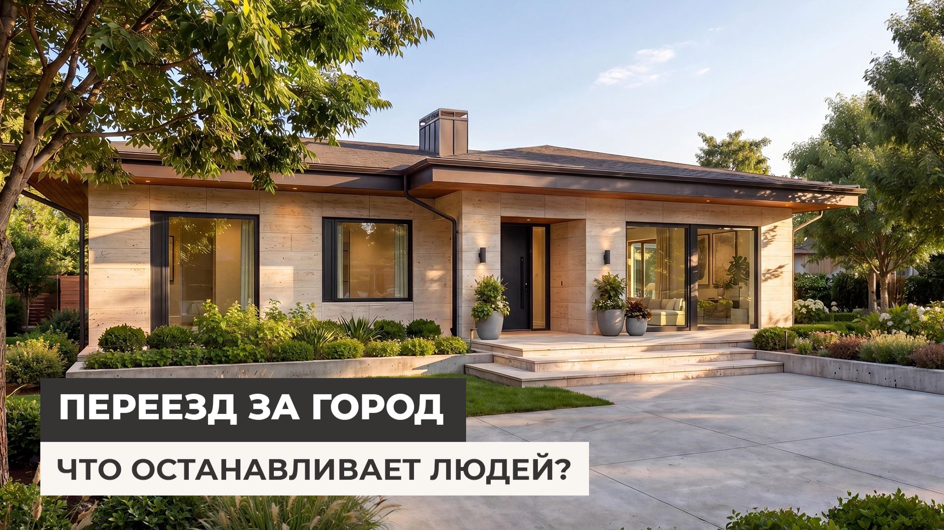 75% людей хотят уехать из города. Узнайте, что их останавливает
