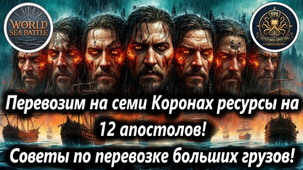 WOSB Перевозим на семи Коронах ресурсы на 12 апостолов. (Советы по перевозке больших грузов)