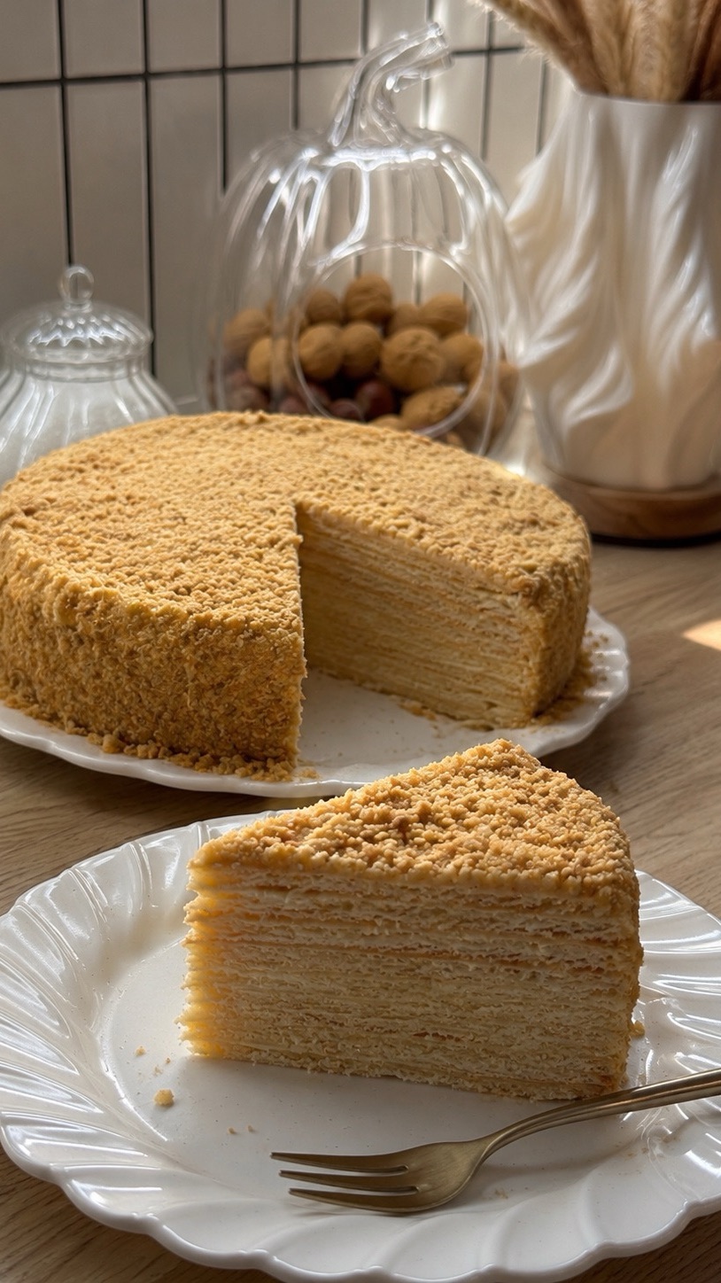 Этот медовик пекла ещё моя бабушка! Тот самый вкус из детства. Сохраняйте рецепт!