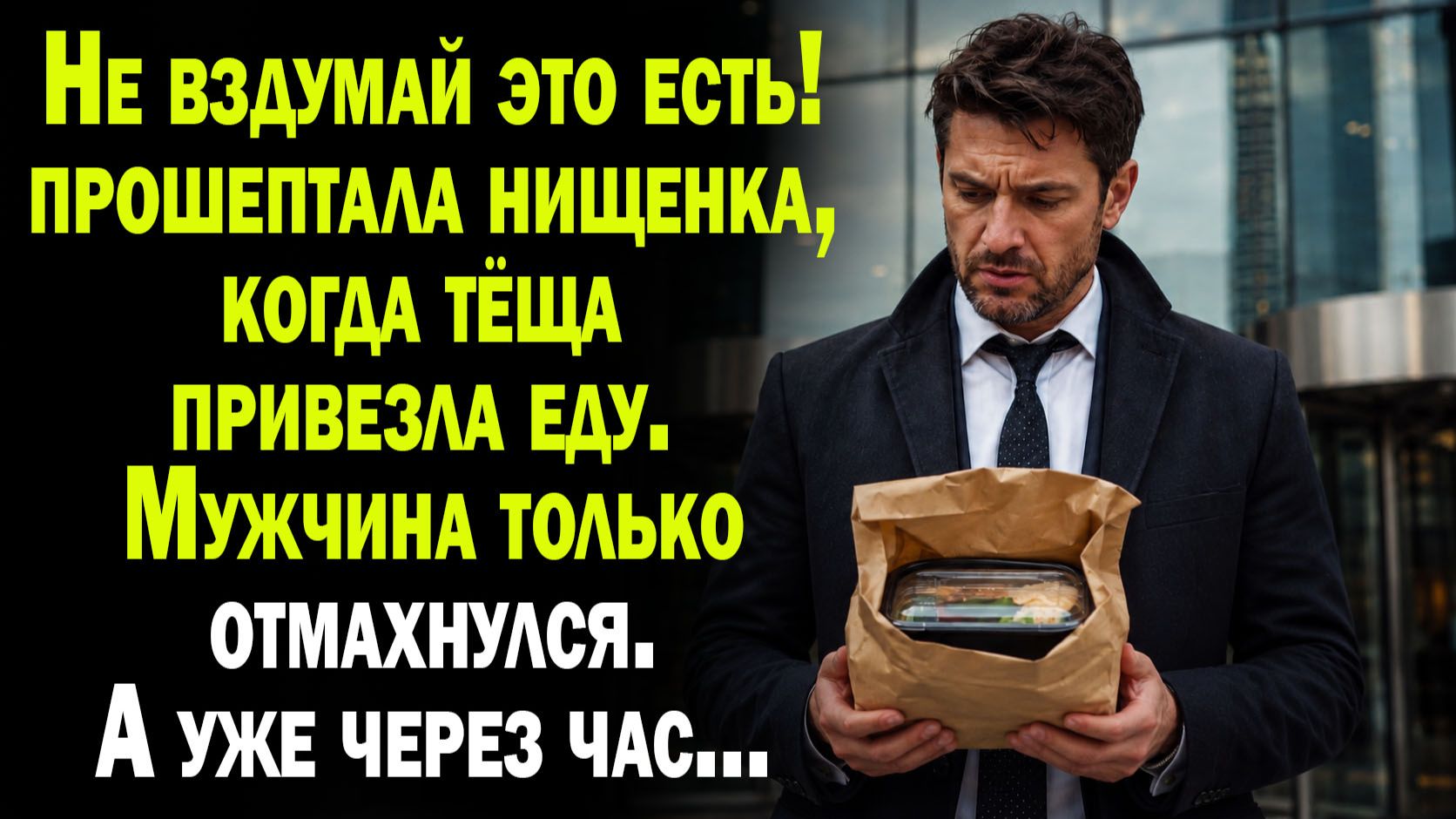 - Не вздумай это есть, прошептала нищенка, когда тёща передала еду. А уже через час...