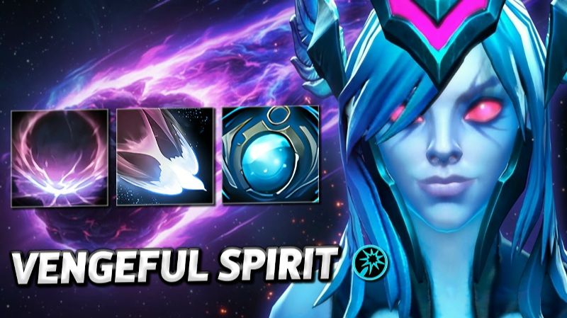 ⁣🔥 Легенды Противостояния: Как Vengeful Spirit 💫 и Голодный Травоман 🐍 Разрывают Карту Дота 2